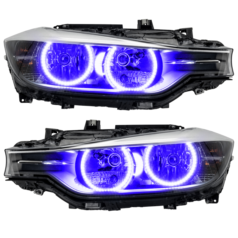 BMW 3 Series Headlight Halo Kit - ORACLE Lighting - LED, SMD - UV/Purple - `12-`13